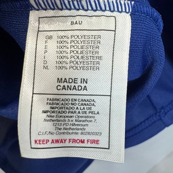 VTG Nike V-Series Team USA Hockey Jersey Men's Small Blue 2004 - Picture 7 of 8